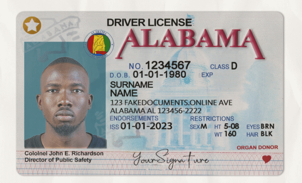 Alabama Driver License