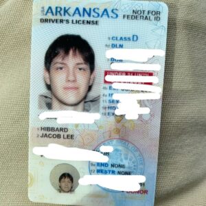 Arkansas Driver's License.