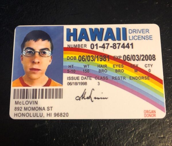 Hawaii Driver's License
