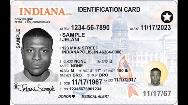 INDIANA Driver's License - Image 4